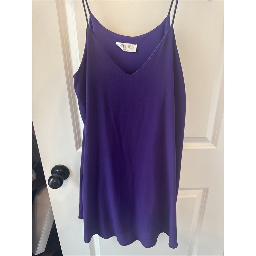 Women’s Peach Love Purple Chiffon Dress Size Small